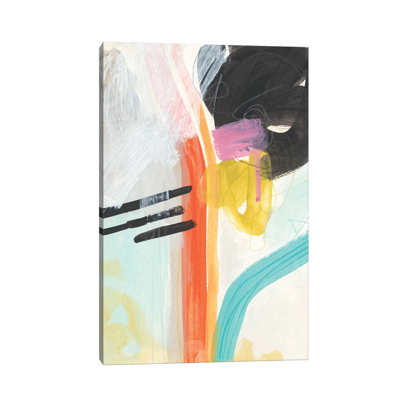 Rhythm Variations I by June Erica Vess - Wrapped Canvas Painting, 20.32 cm H x 30.48 cm W