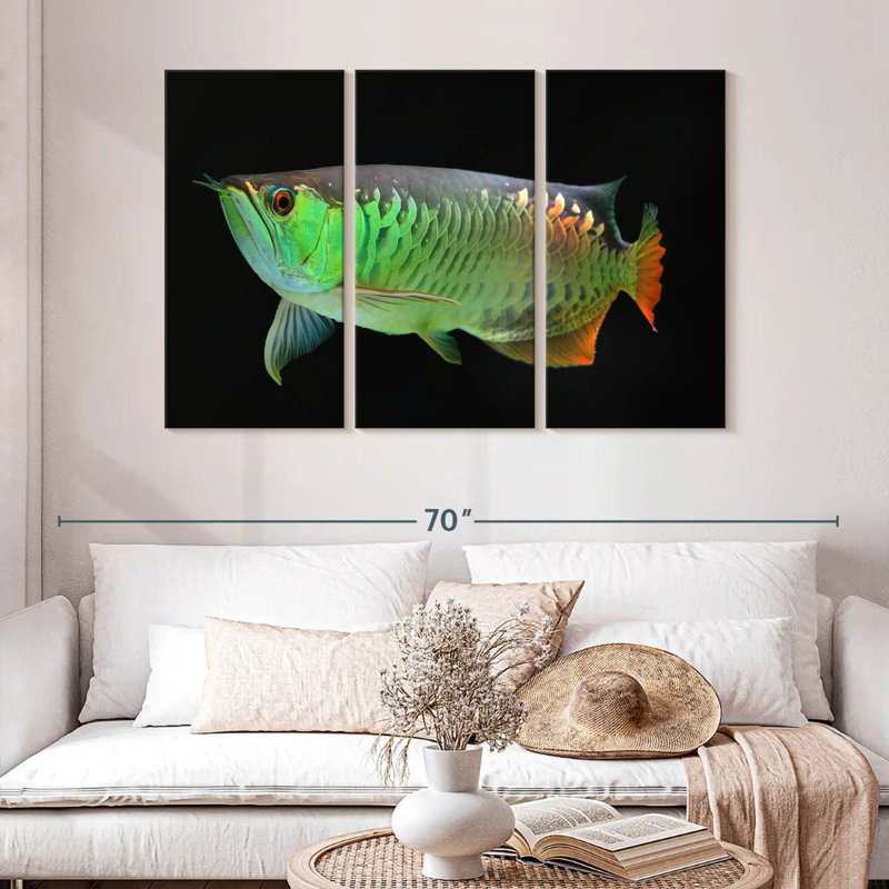 Arowana Fish, 32" H x 50" W