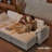 120" Cloud Modular Sectional Sofa Oversized Down Feather Filled, Comfy Upholstered Deep Seat Couch For Living Room, Convertible Sleeper Sofa Bed With Washable & Replaceable Covers-1195613875