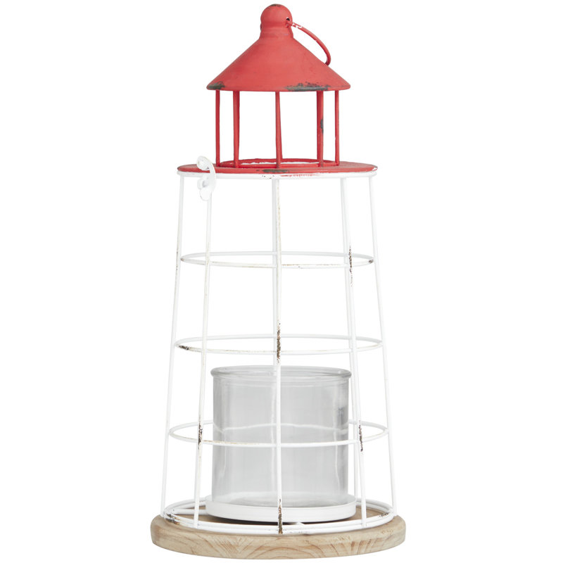 2 Piece Aluminum Tabletop Pillar Set, Red, 14.70" H x 7.00" W x 6.90" D