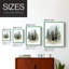 Impression encadrée Washy Treeline II - bois massif-986626680-986626683