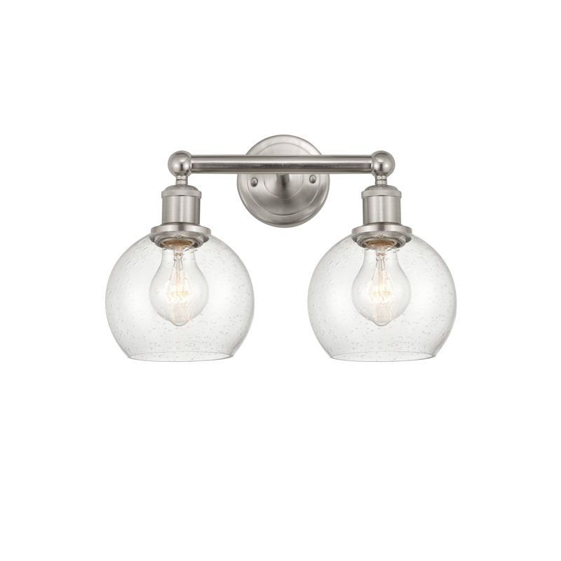 Cambria 2 - Light Dimmable Vanity Light, Seedy, Brushed Satin Nickel