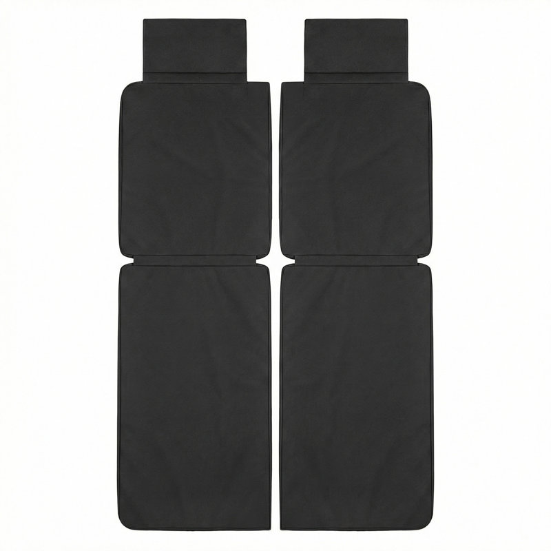 Custom-Fit Cover Only, Not a Universal Outdoor Double Chaise Cushion Cover, Black
