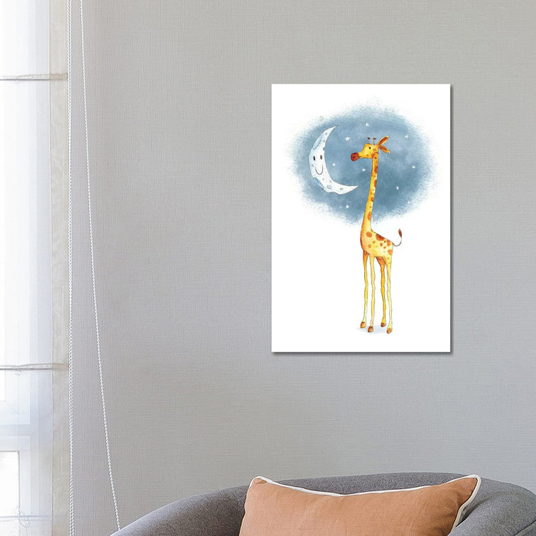 Hello Moon by Mike Koubou - Wrapped Canvas Gallery-Wrapped Canvas Giclée