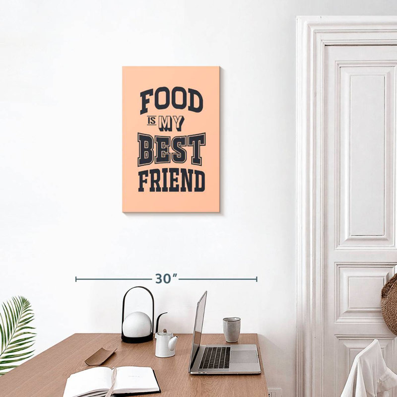 Tergel Food Typography, 24" H x 16" W