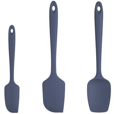 U-Taste 600ºF High Heat-Resistant Silicone Spatula Set of 3, BPA-Free Kitchen Baking Cooking Tools