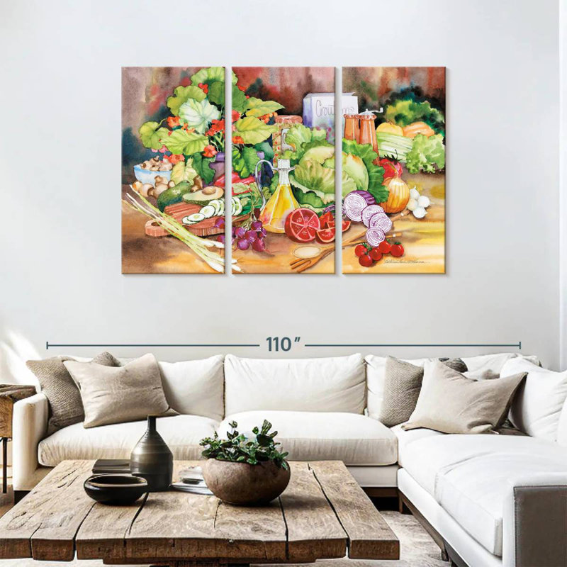 Yarlin Garden Salad, 48" H x 74" W
