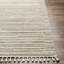 Tapis rectangulaire en polyester tissé à la machine beige / gris Anaysha-1487864105