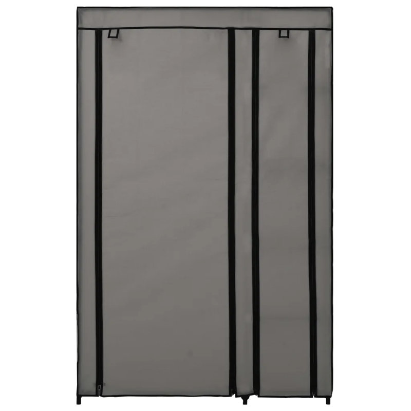 2 Door Metal Wardrobe, Grey