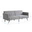 Canapé-lit pliant gris pour un appartement convertible élégant et pratique-247698021