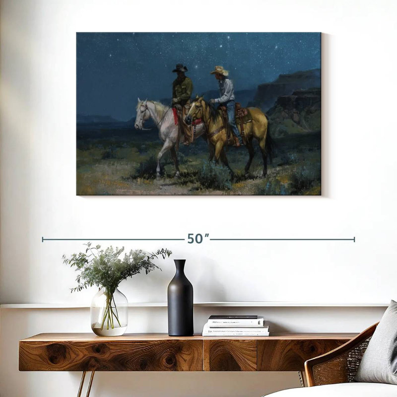 Lelar Night Riders, 26" H x 39" W