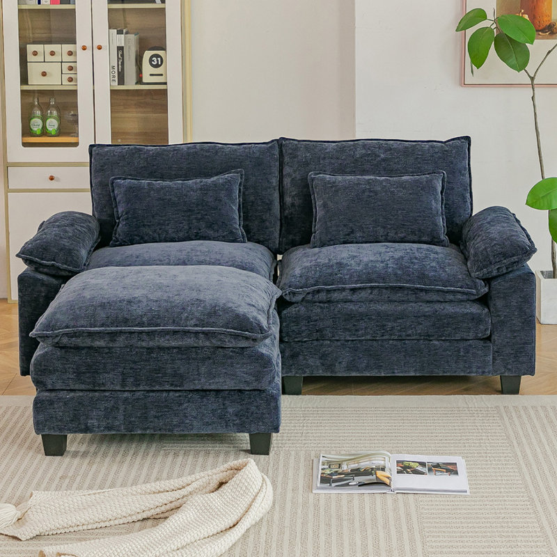 2 Seater Sofa, Blue