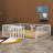 Diocles Metal Floor Bed Frame with Fence & Door-887592371-887592370