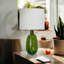 Glass Table Lamp And Shade-1217895374