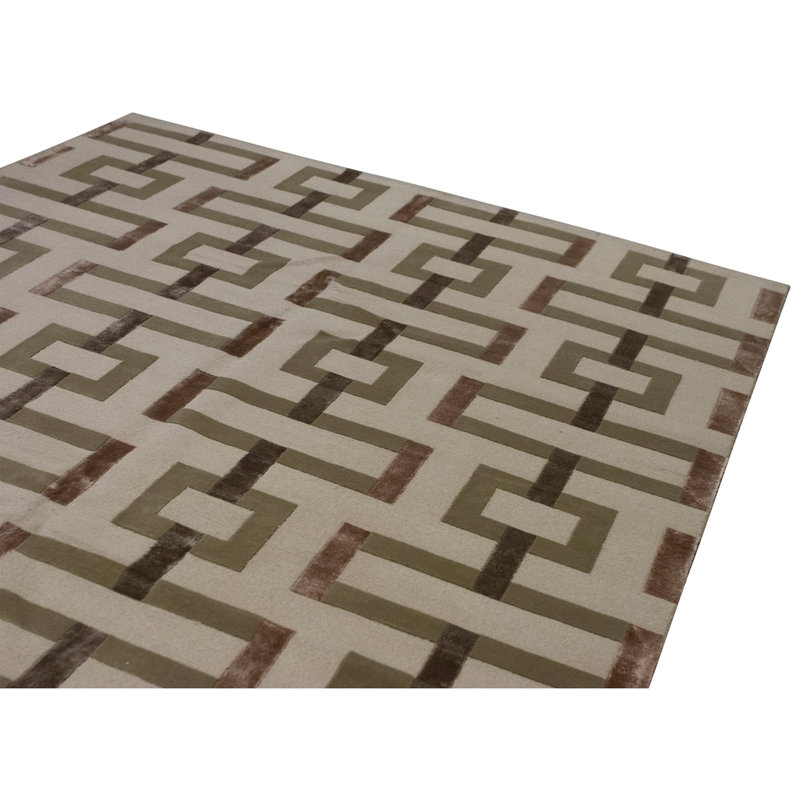 Hand Knotted Area Rug in Cashmere