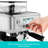 CASABREWS 5700PRO All-in-One Espresso Machine Coffee Maker with LCD Display Stainsless Steel