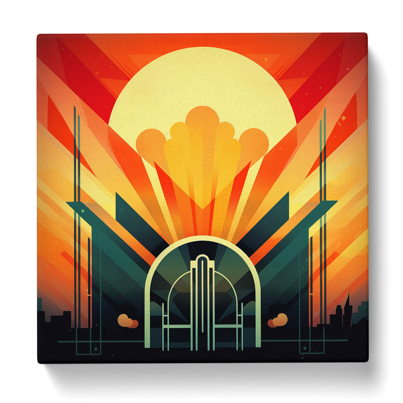 Modern Wall Art - Wrapped Canvas, 35cm H x 35cm W x 3cm D
