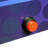  Hathaway Hot Shot 8 Ft Arcade Roll and Score Game Table for Home Family Game Room - With LED Scoring, Foldable Design, Automatic Ball Return & Scratch-Resistant Playfield - Blue Finish