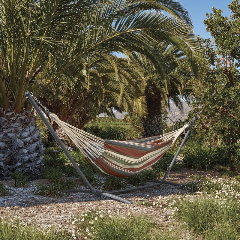 Ayvion 2 Person Classic Hammock with Stand, Henna Red