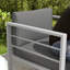 68cm Wide L-Shaped Patio Sofa with Cushions