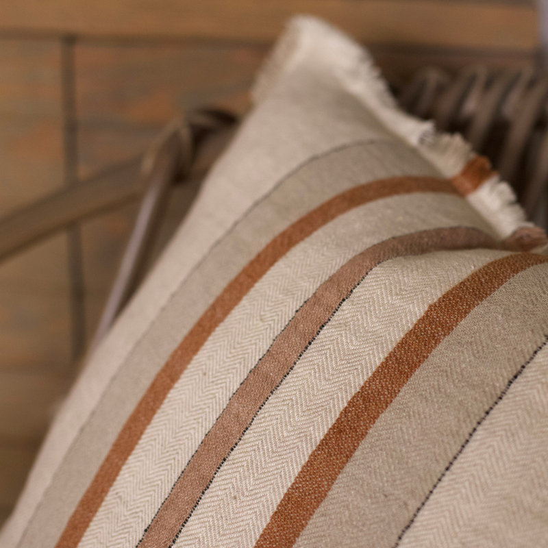 Beck Linen Square Pillow Cover & Insert