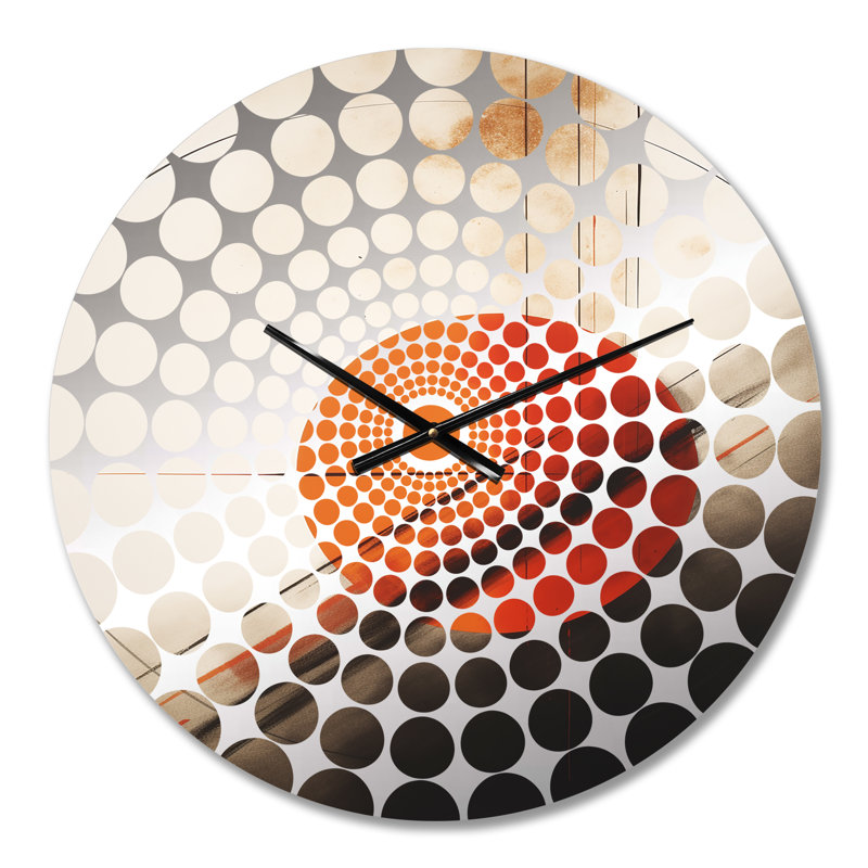 Urraca - Horloge murale abstraite Mid-Century, Petit