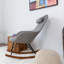 Chaise berçante Mid-Century