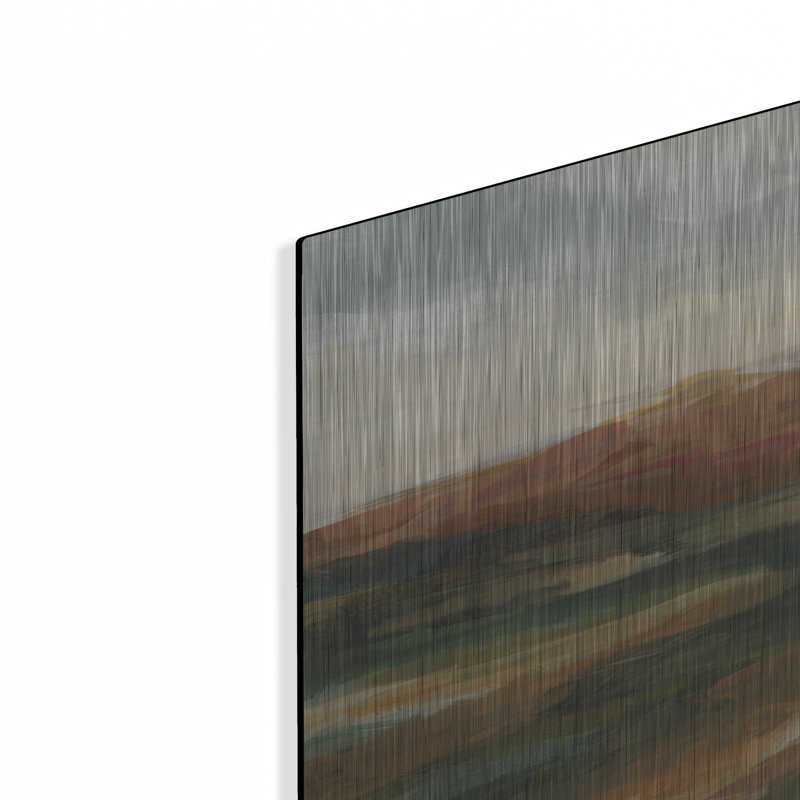  «Terracotta Valley» par Haley Knighten, art mural en métal, 24 po x 16 po, H 16 po x l 24 po