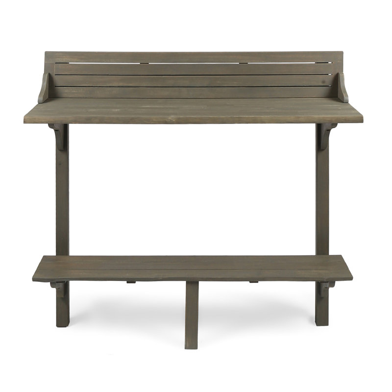 Outdoor Acacia Wood Balcony Bar Table(Only Including Table)