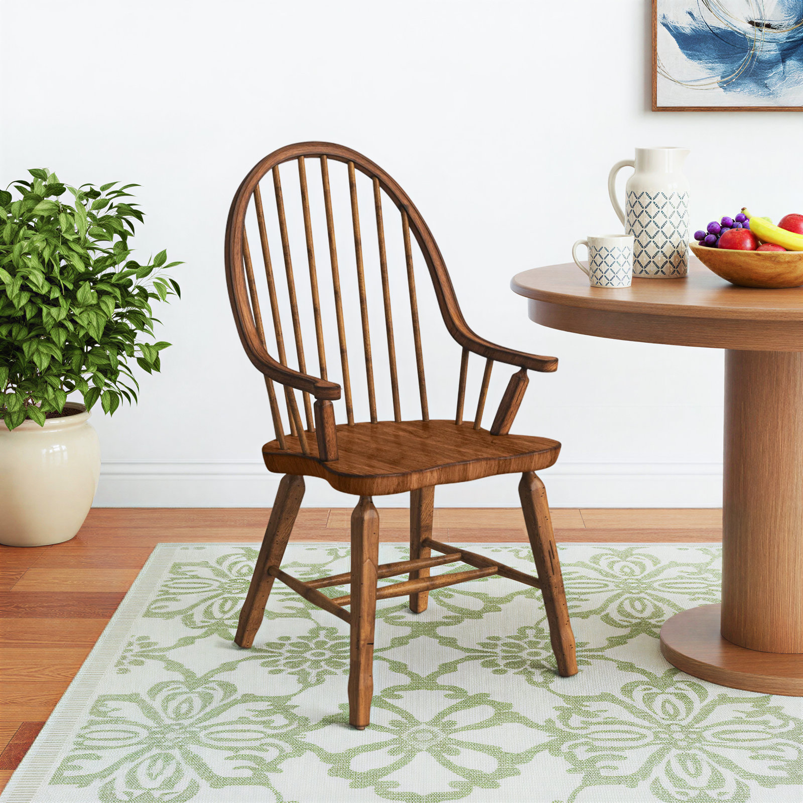 Makira Armchair, Rustic Oak