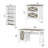 Huckins 3 Piece Computer Desk Office Set-765026362