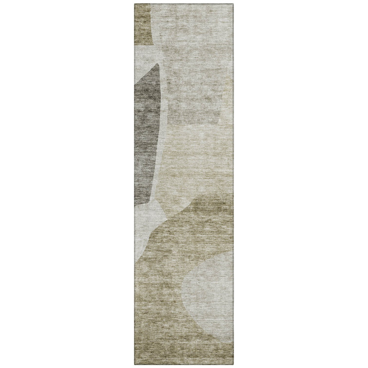 Cheridyn Washable Abstract Indoor / Outdoor Rug