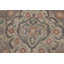 Tapis traditionnel floral fait à la main bleu 8 x 11