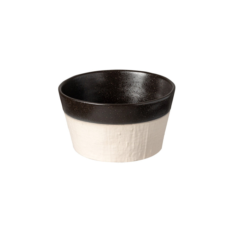 Notos Fine Stoneware Soup Bowl, Latitude Black