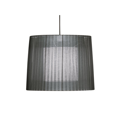 Mishawaka 1 - Light White Drum Pendant