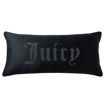 Juicy Couture Silver Rhinestone Pillows