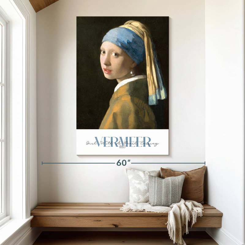 «Girl With Pearl Pearl», exposition de Vermeer, H 51 po x l 34 po