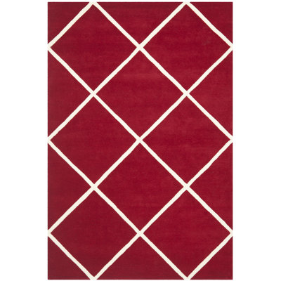 Vega Geometric Wool Hand Woven Area Rug