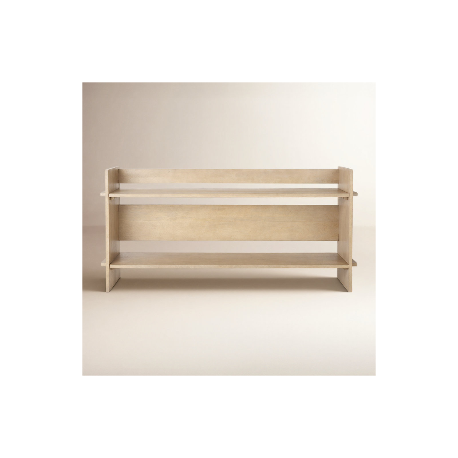 Dalina 76'' Solid Wood Console Table, Natural Brown