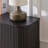 Wave Pattern Sideboard Storage Cabinet with Press-Spring Doors-408918280