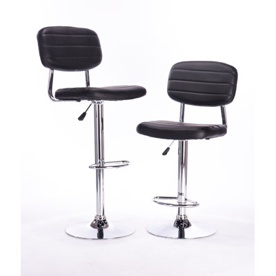 Tabouret de bar rotatif à hauteur ajustable