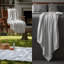 1 couverture blanche pour lit double/queen