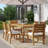 Ajoloko 6 - Person Acacia Patio Dining Set with Rectangular Table , Cushions Included-1643551140