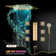 Matte Black Ceiling Mount Mist and Rainfall Thermostatic Shower System with Handheld