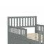 Lit plateforme en bois avec garde-corps des deux côtés et deux tiroirs de rangement-860162053-860162052