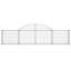 Avaiah Silver Metal Fence Panels Included-814130511