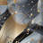 Grey And Gold Diamond Glam Sequins - Fashion Blackout Abstract Curtain - 1 Panel-107824445