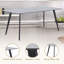 Metal Base Dining Table