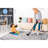 5X7 /Grey Area Rug - Non-Shedding Stain For Eat-In Kitchen Living Room Bedroom Easy Maintenance-1062160019