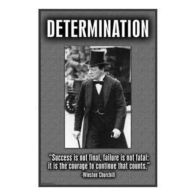 « determination », impression sur toile tendue